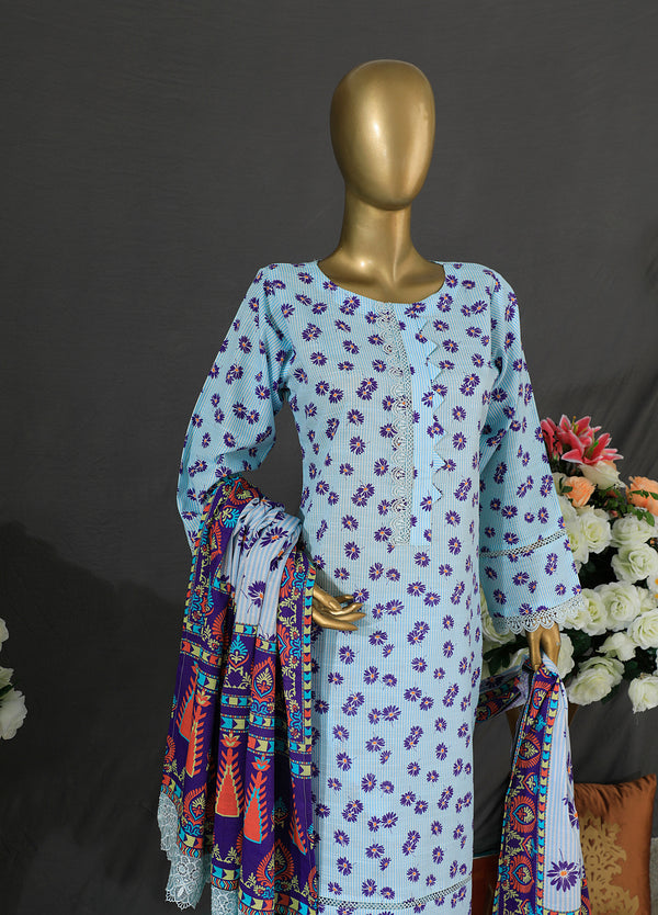 Exclusive Women's Dress in Slub Cotton 3pc