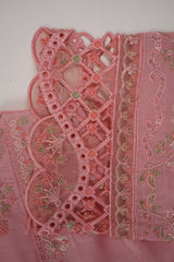 Bin Nisar Originals - Embroidered  Outfit with Chafoon Dupatta - Ready to Wear