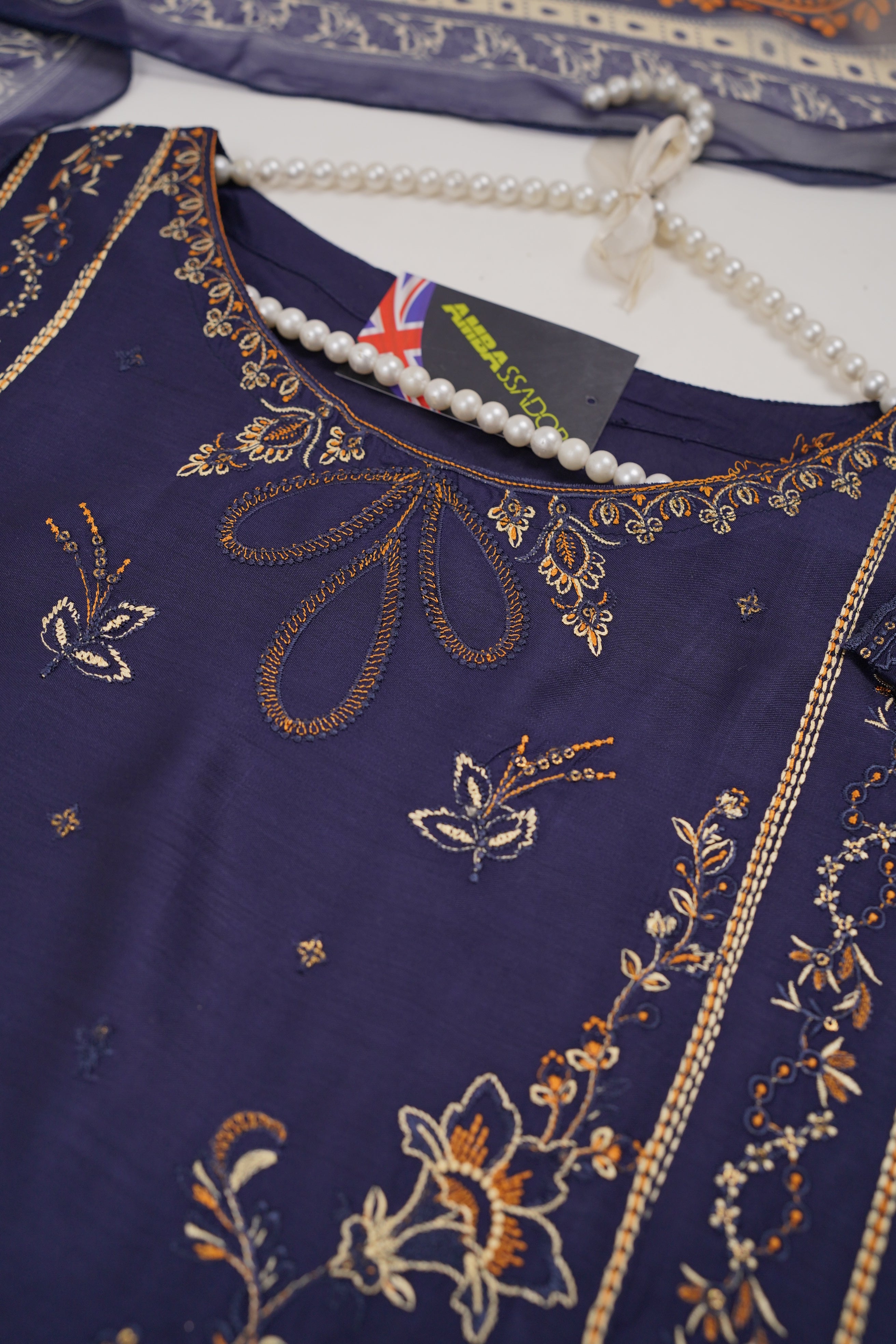 Bin Saeed Originals - Embroidered  Outfit with Dupatta - Ready to Wear