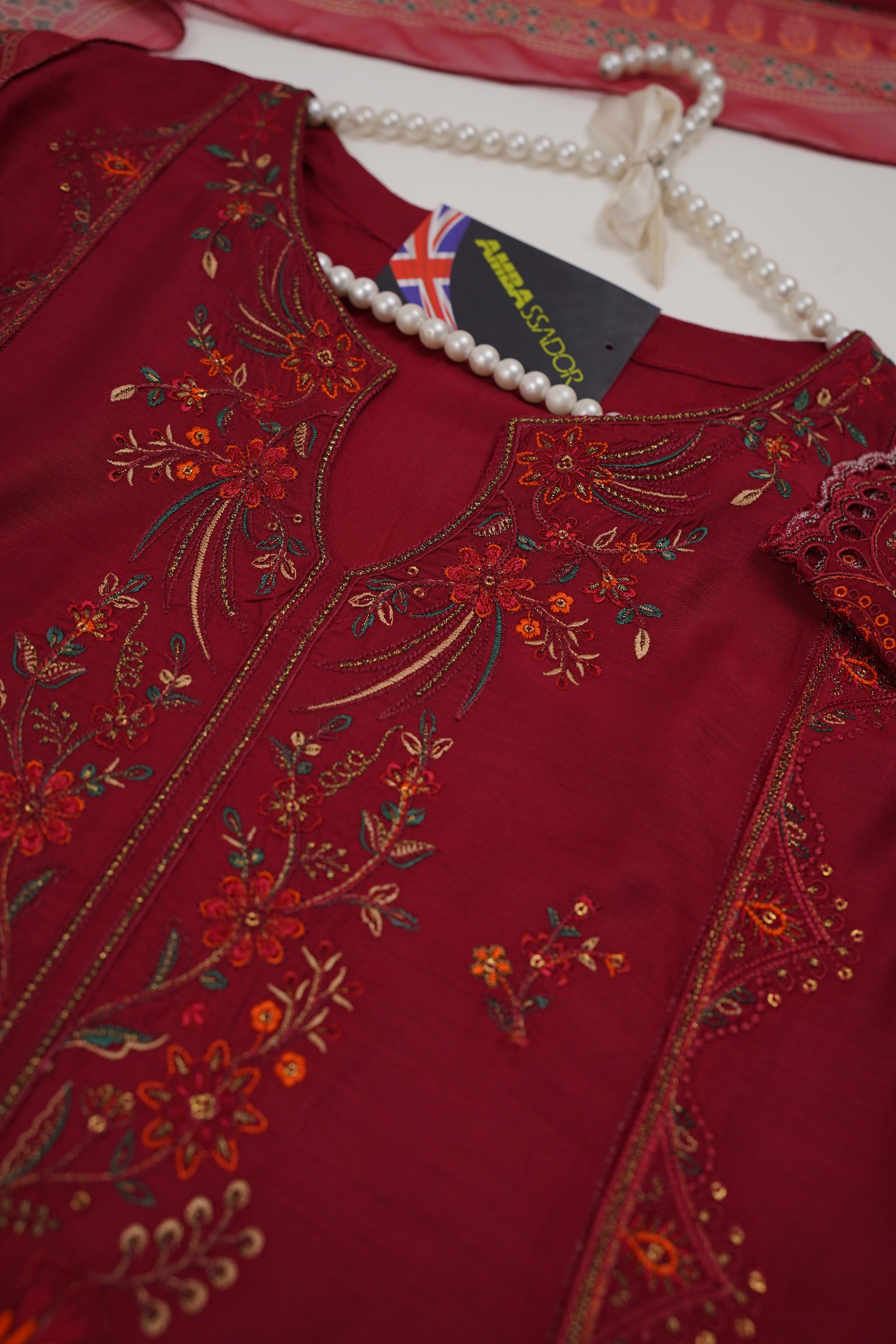 Bin Saeed Originals - Embroidered  Outfit with Dupatta - Ready to Wear