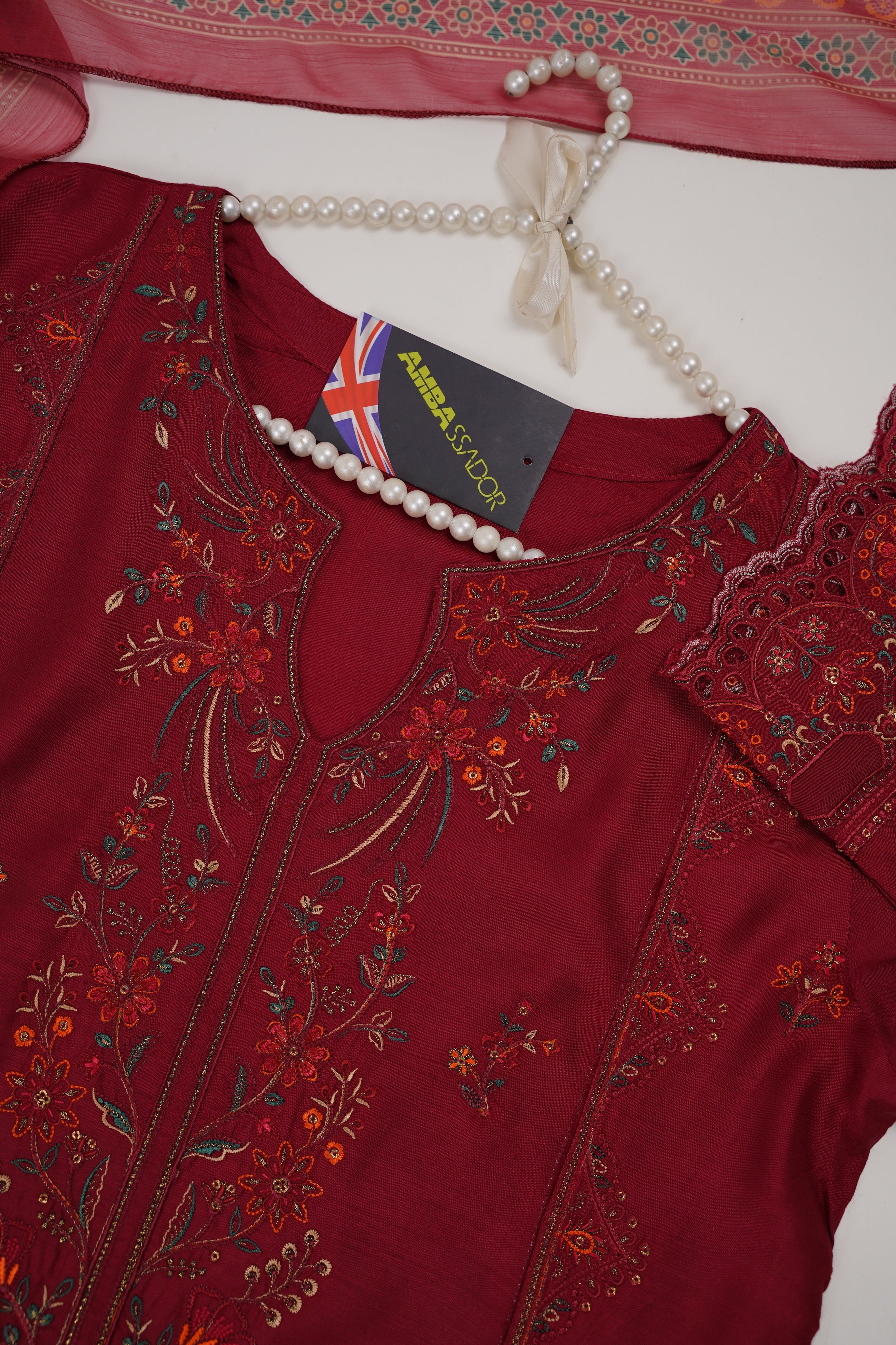 Bin Saeed Originals - Embroidered  Outfit with Dupatta - Ready to Wear